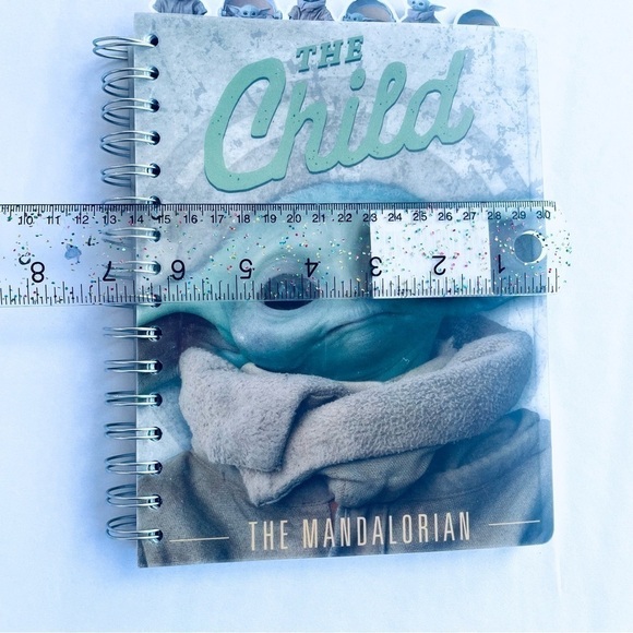 NWOT Star Wars The Mandalorian Baby Yoda - Spiral Journal Notebook w/ Bookmarks - Picture 14 of 16